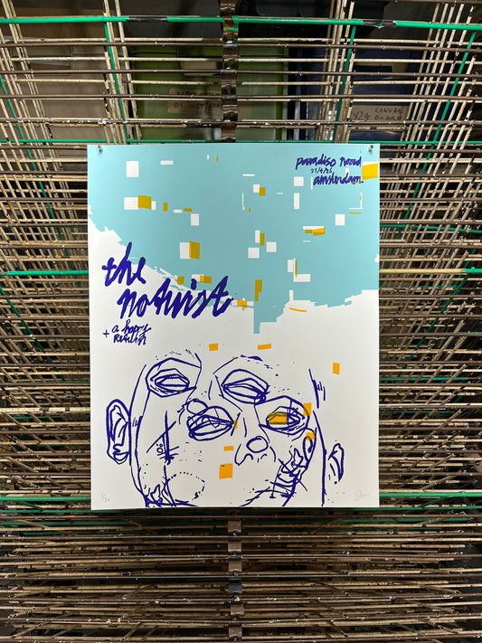 The Notwist amsterdam screenprinted gigposter