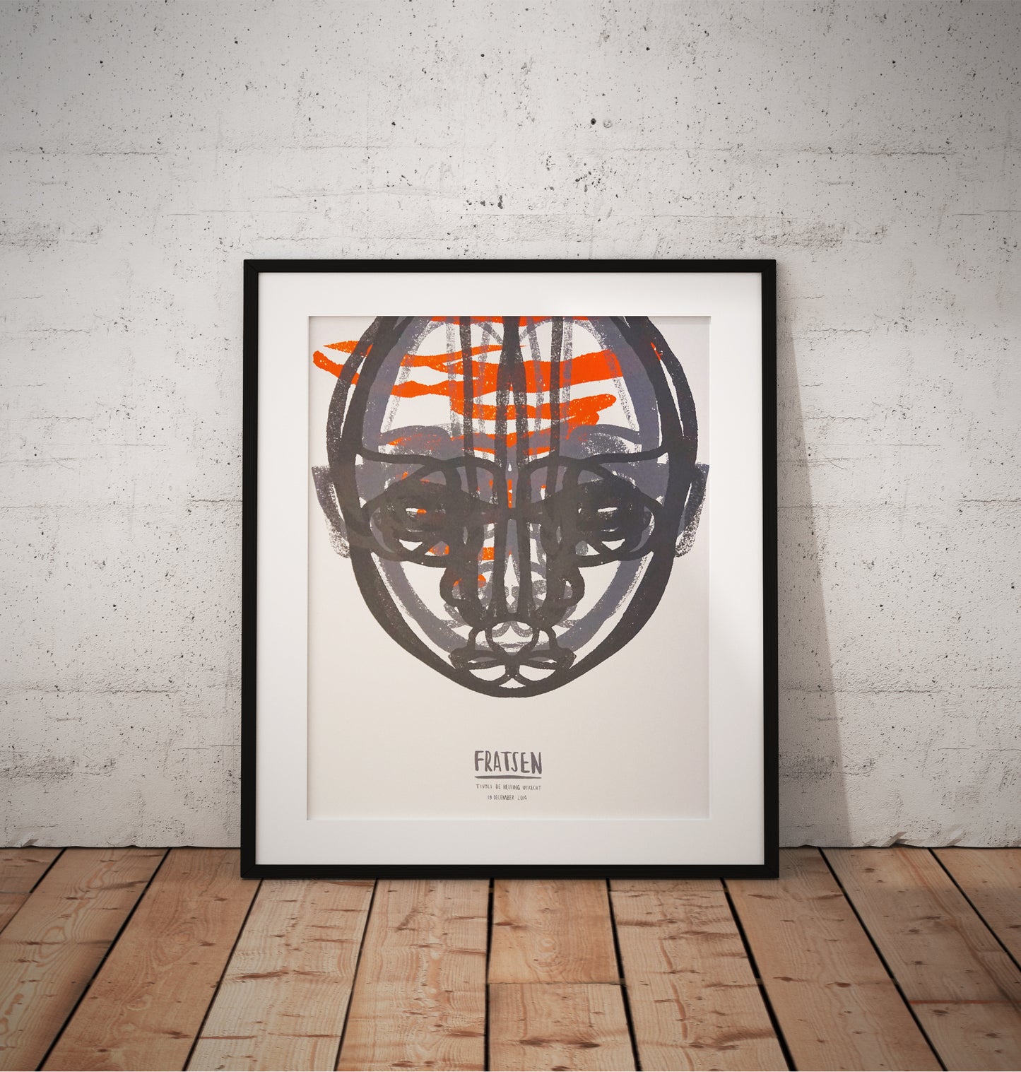 Fratsen screenprinted gigposter