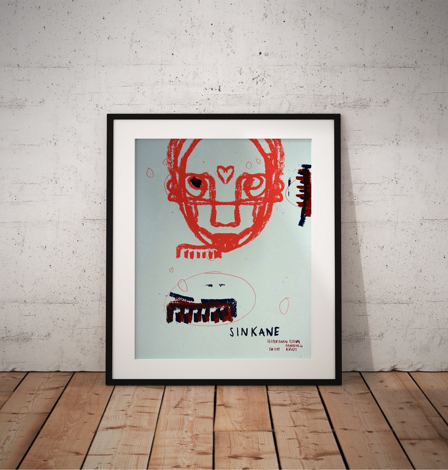 Sinkane screenprinted gigposter