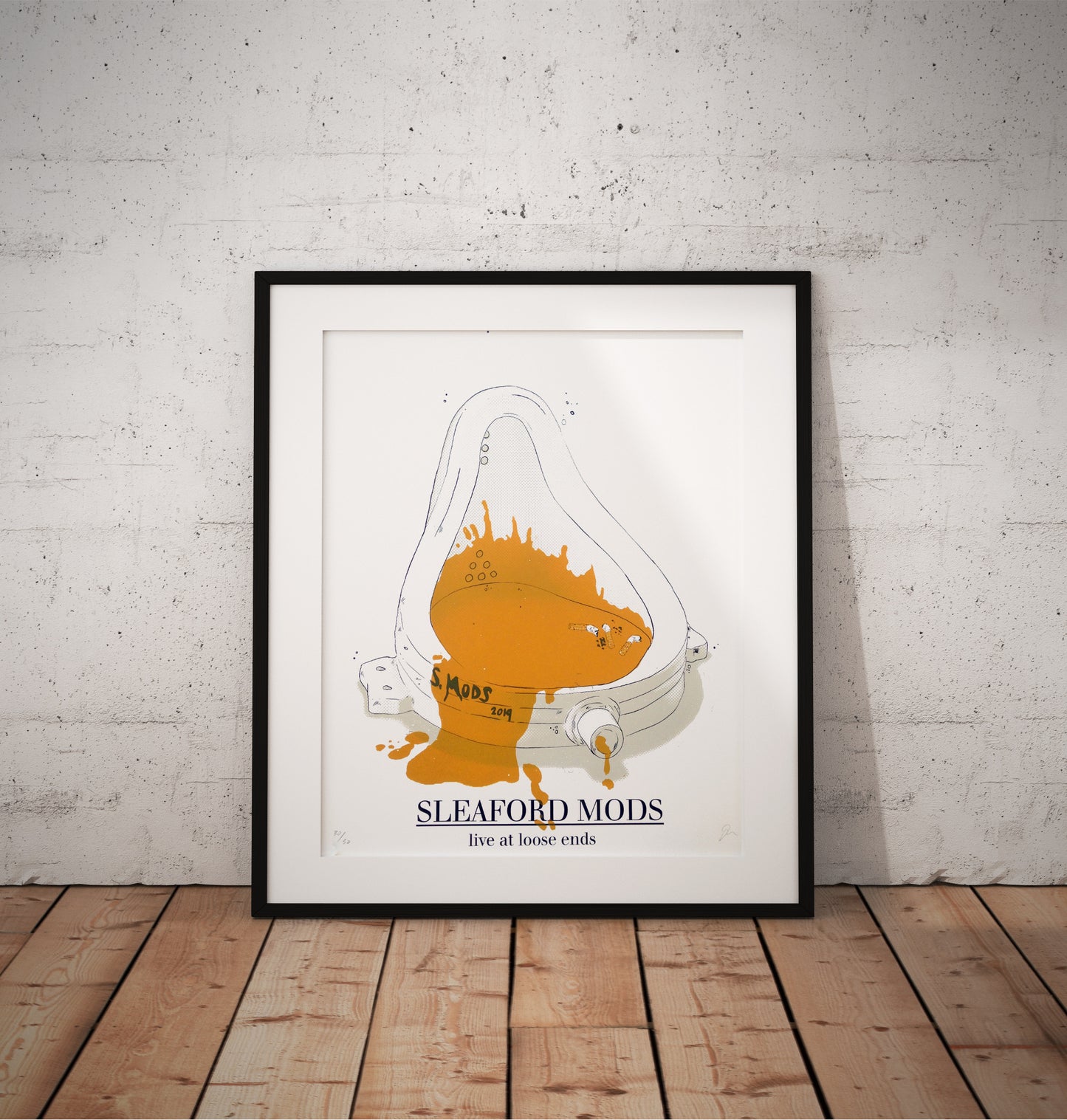 Sleaford Mods screenprinted gigposter