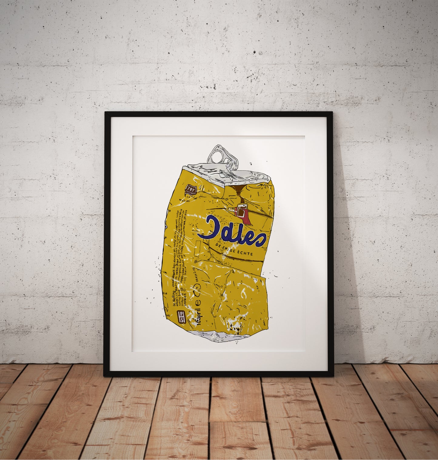 Idles Utrecht screenprinted gigposter