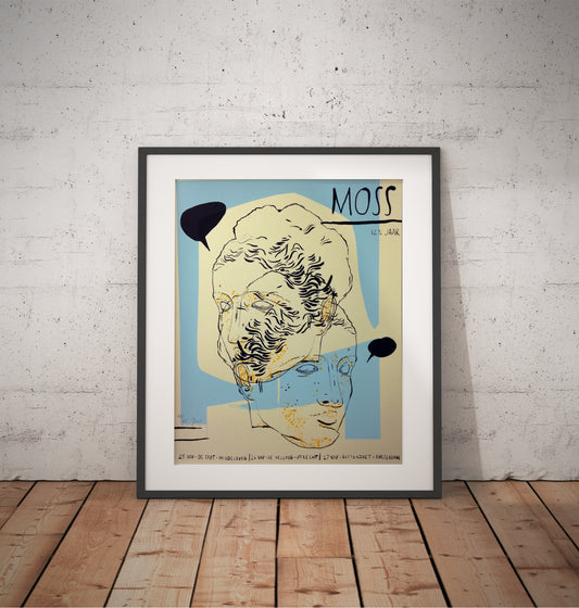 Moss screenprinted gigposter