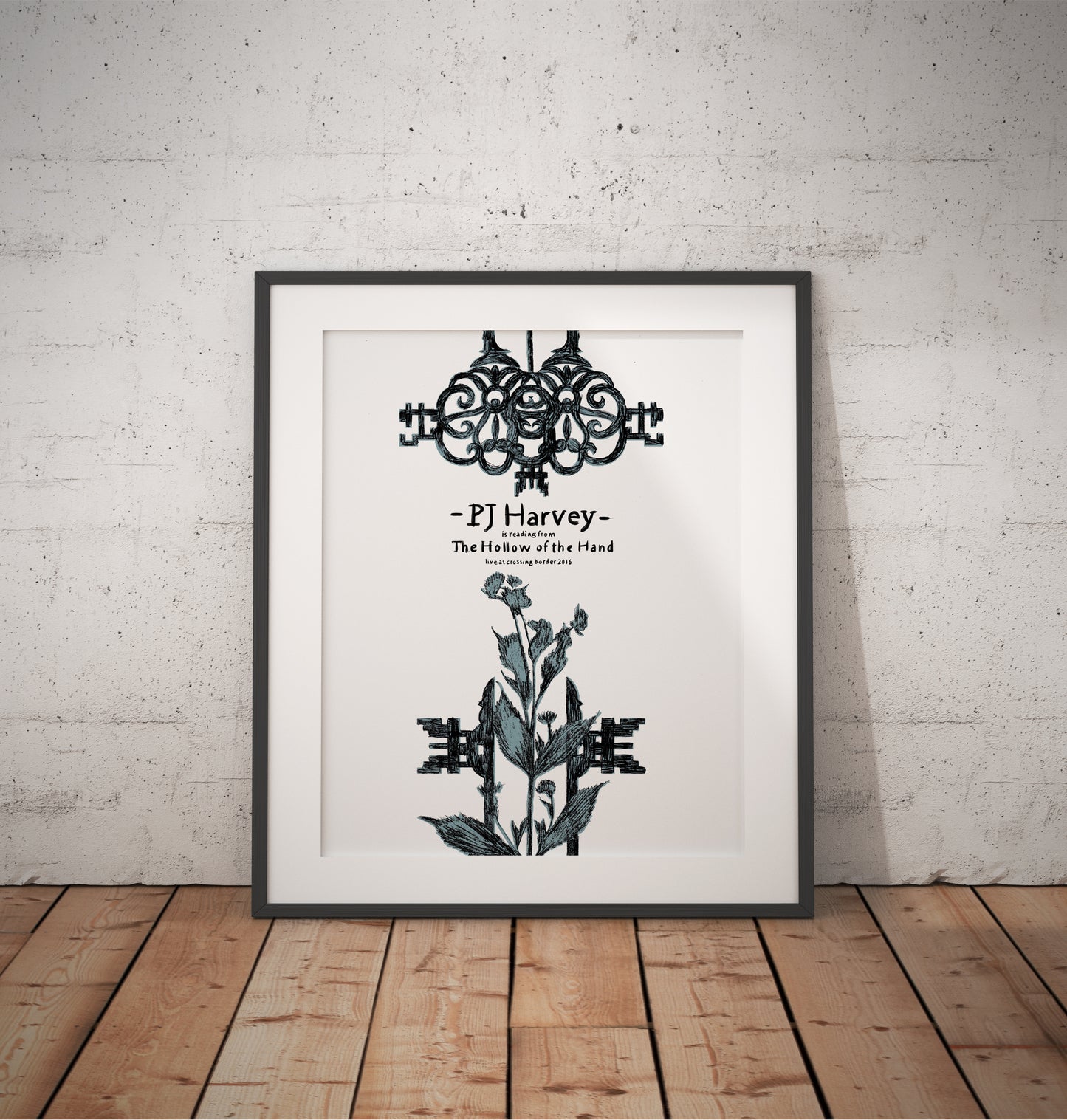 PJ Harvey screenprinted gigposter