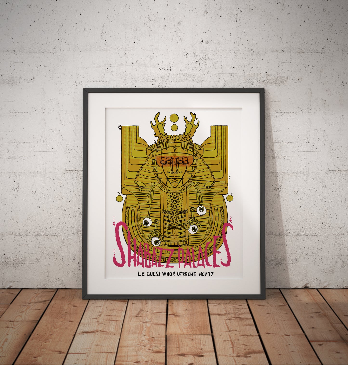 Shabazz Palaces screenprinted gigposter