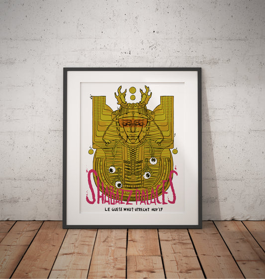 Shabazz Palaces screenprinted gigposter