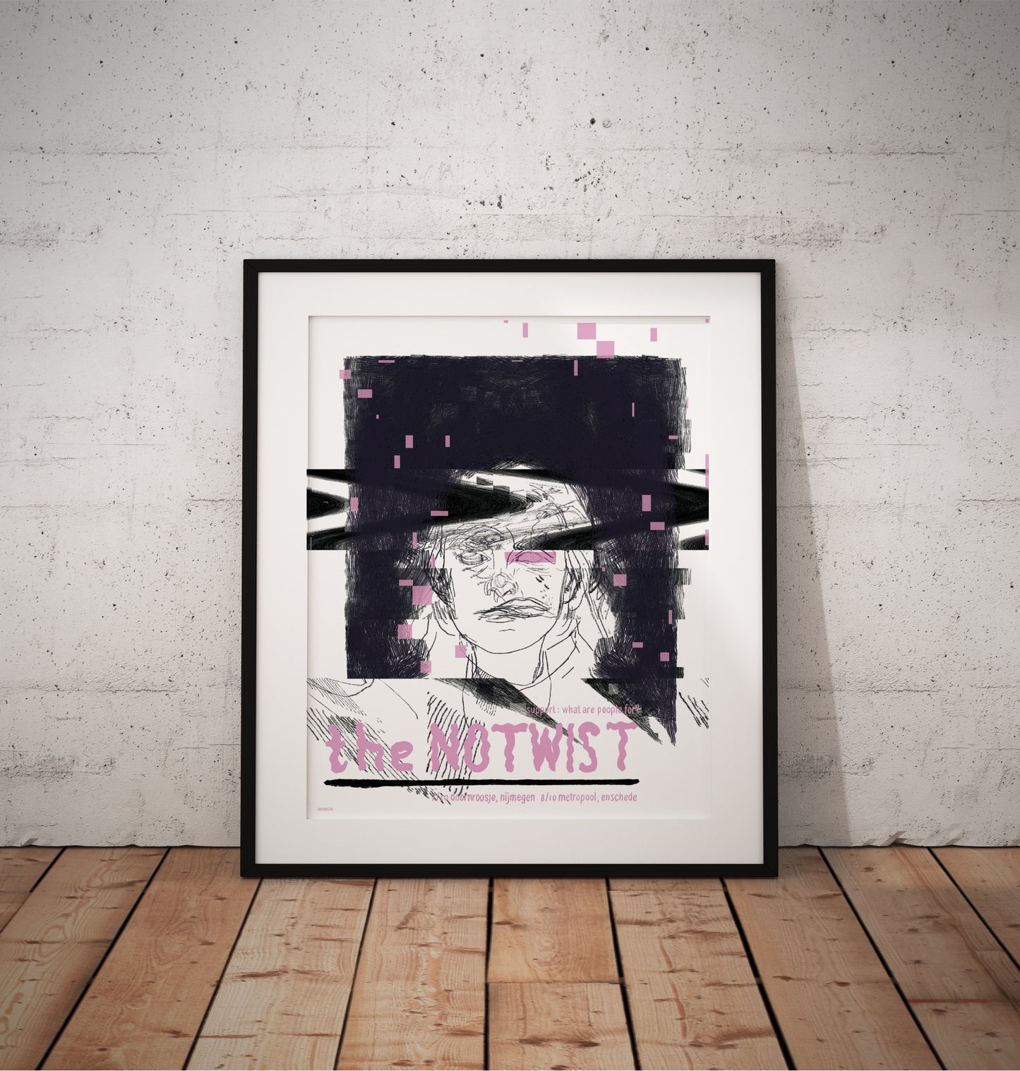 The Notwist screenprinted gigposter