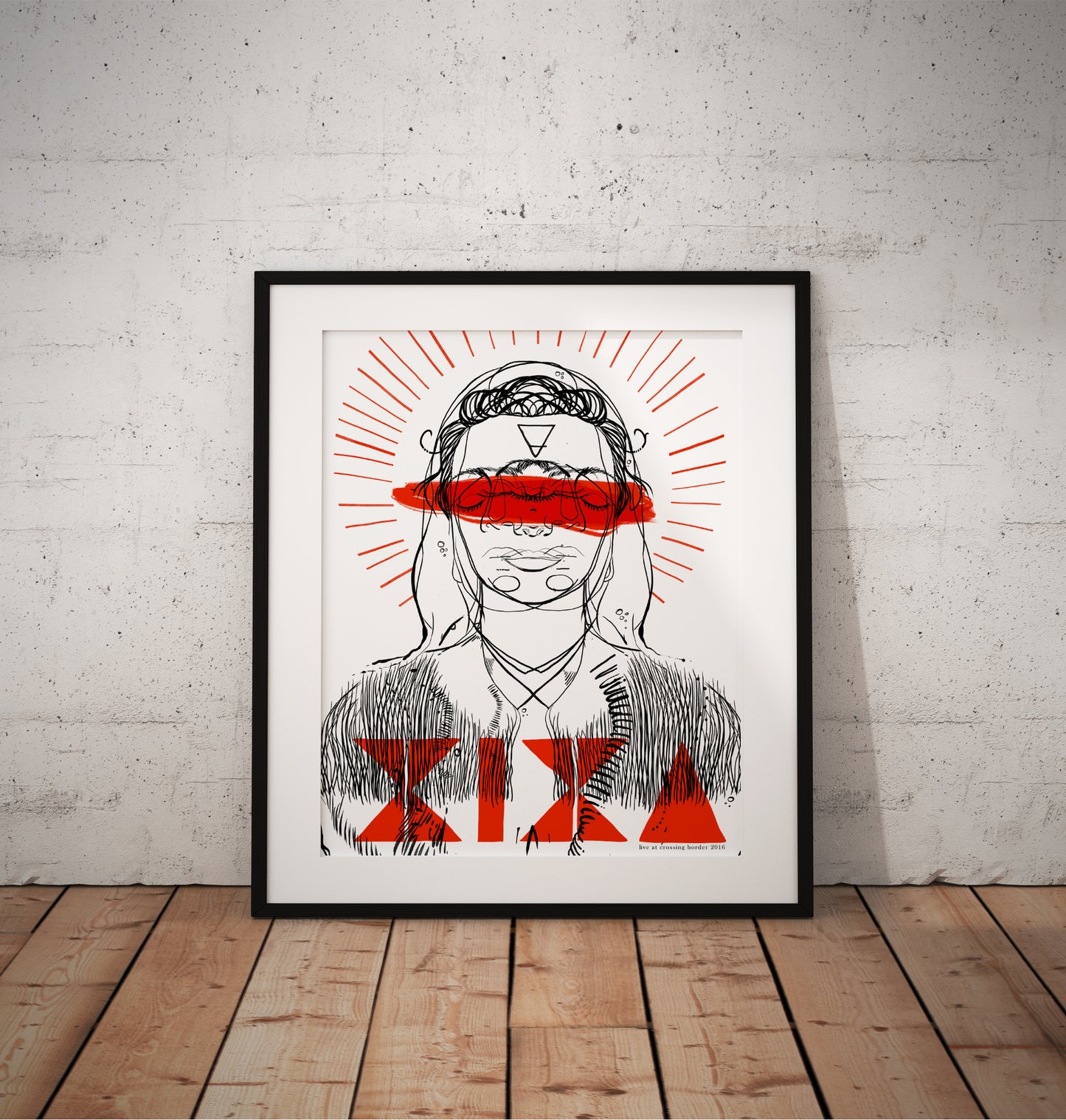 Xixa screenprinted gigposter